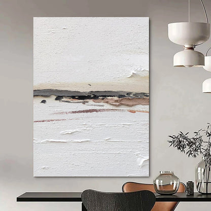 Large Vertical Custom Abstract Hand - Painted Canvas for Office and Bar DKH1664