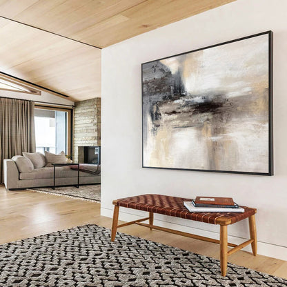 Oversized Hand-Painted Abstract Artwork for Living Room & Bar LargeART1533