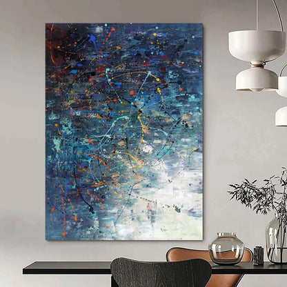 Hand-Painted Custom Abstract Art: Big Sizes for Bedroom & Office DTP246