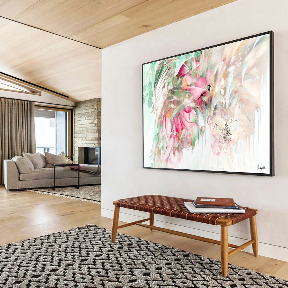 Vast Textured Abstract Wall Decor for Bedroom & Hallway DKH534