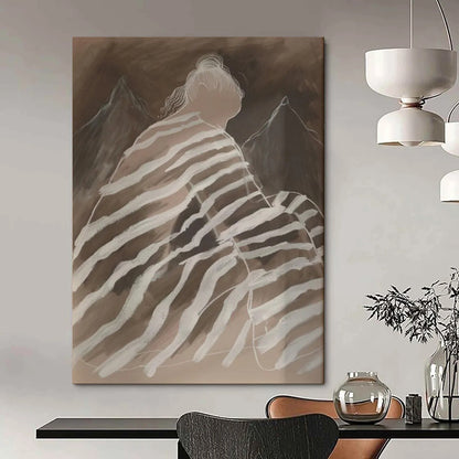 Textured & Artistic Abstract Canvas Art for Office & Bar LargeART2030