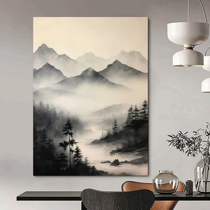 Hand-Painted Custom Abstract Canvas for Bedroom & Living Room LargeART1917