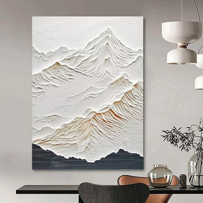 Hand - Rendered Custom Textured Abstract Artwork for Living Room & Dining Room DKH0985