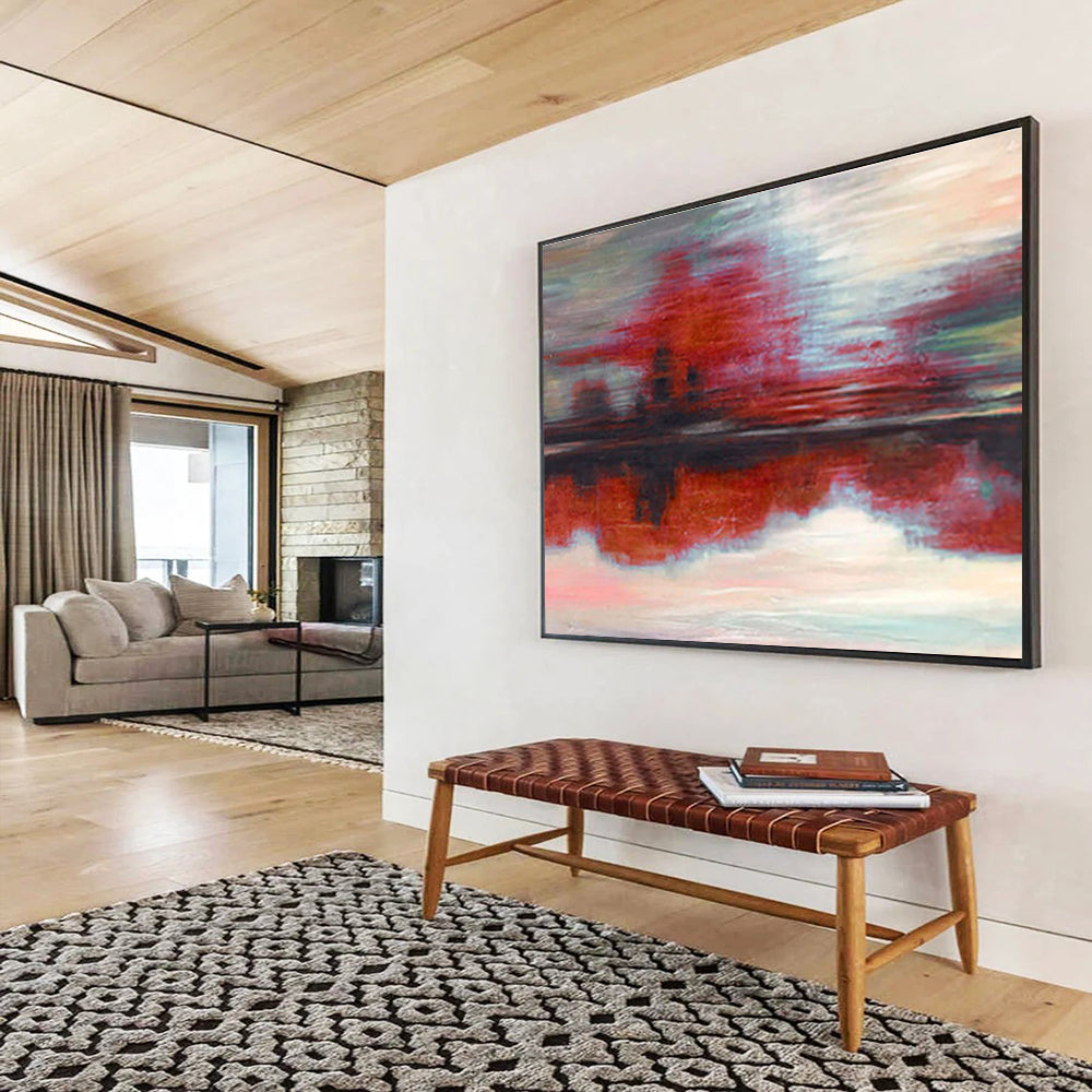 Large - Format Abstract Art for Office & Bedroom DKH384