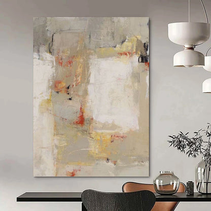 Large - Sized Cheerful Hand - Painted Textured Abstract on Canvas for Bedroom & Bar DKH1424