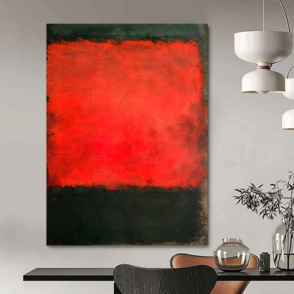 Colossal Vertical Hand - Painted Textured Custom Abstract Enigma (with Crackled - Ice Textures) for Dining Room and Bar DKH1614
