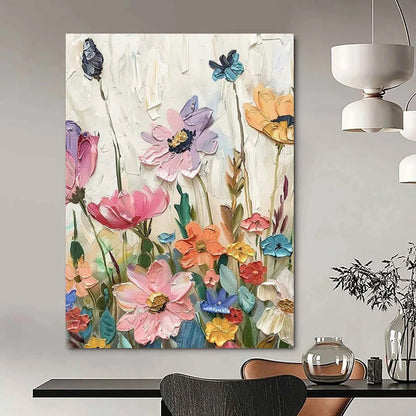 Huge Hand-Painted Abstract Canvases for Dining Room & Private Dining Area LargeART2241