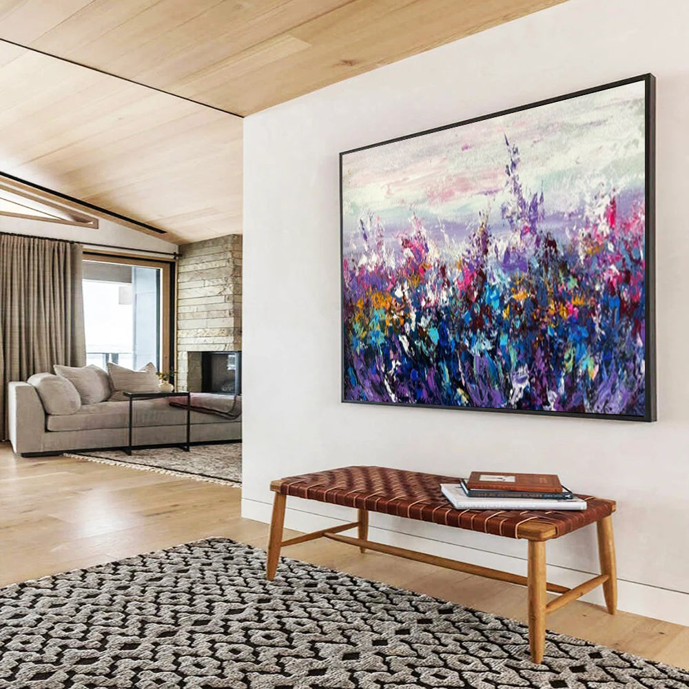 Enormous Hand-Painted Abstract Art for Bedroom & Bar LargeART1530