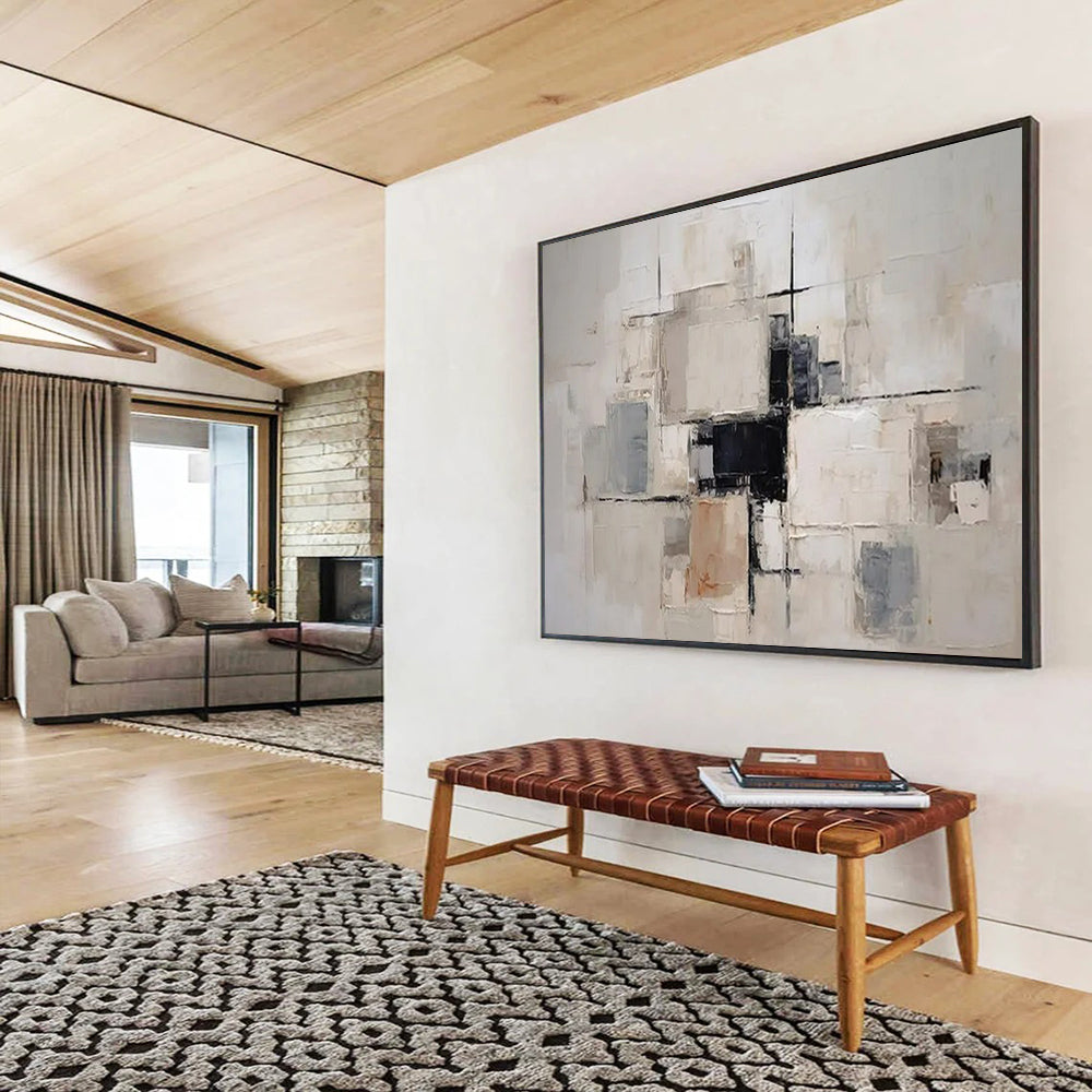 Stunning Giant Abstract Canvas for Living Room & Hotel LargeART1579