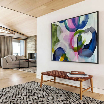 Enormous Abstract Wall Mural for Dining Room & Living Room DKH473