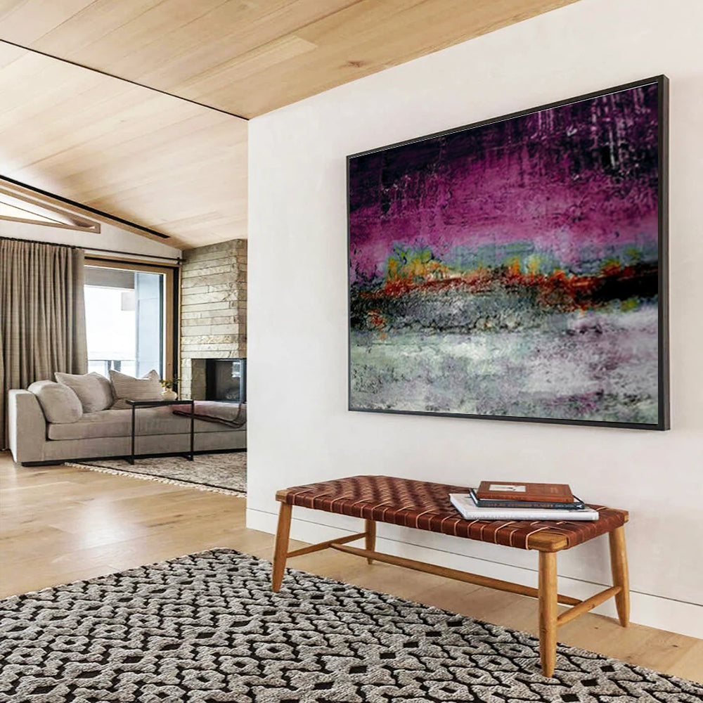 Giant Abstract Canvas for Bedroom & Entryway DKH391