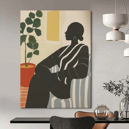 Exuberant & Joyful Abstract Canvas Art for Living Room & Entryway LargeART2041