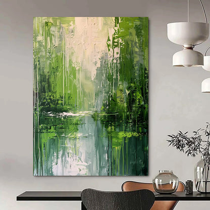 Oversized Hand - Painted Textured Custom Abstract Painting for Bedroom and Office DTP002