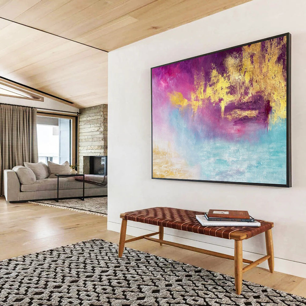 Big - Sized Custom Abstract Canvas for Waiting Room DKH015