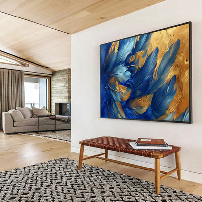 Alluring Oversized Abstract Painting for Hotel Lobby & Hallway LargeART1708