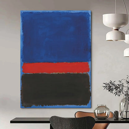 Dramatic & Intense Custom Hand-Painted Abstract Painting for Office & Hotel LargeART1954