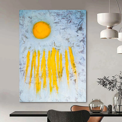 Gorgeous Large-Format Hand-Painted Abstract Canvases: Enchant Your Bedroom & Bar LargeART2377