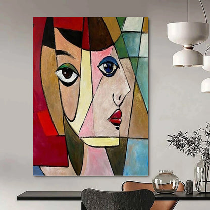 Large - Sized Breathtaking Hand - Painted Textured Abstract Art on Canvas for Office & Dining Room DKH1407