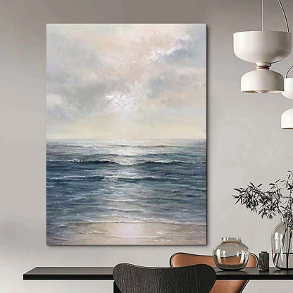 Large-Scale Textured Abstract Wall Art for Living Room & Nursery LargeART2101
