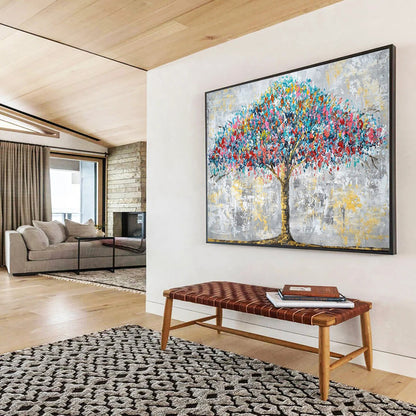 Huge Hand-Painted Abstract Artwork for Living Room & Office LargeART1514