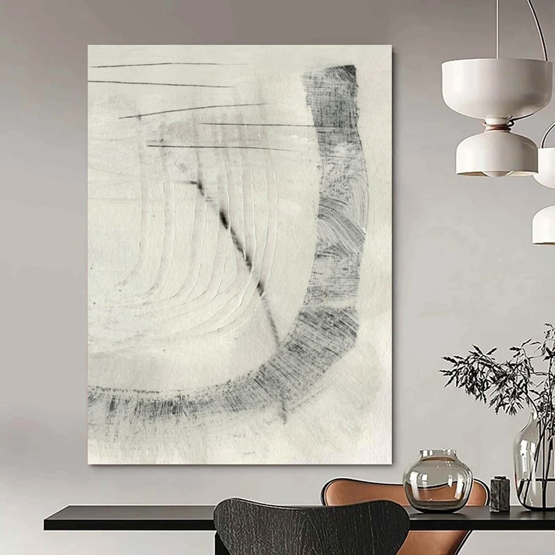 Big Custom Abstract Artworks: Handmade, Textured, and Memorable DTP214