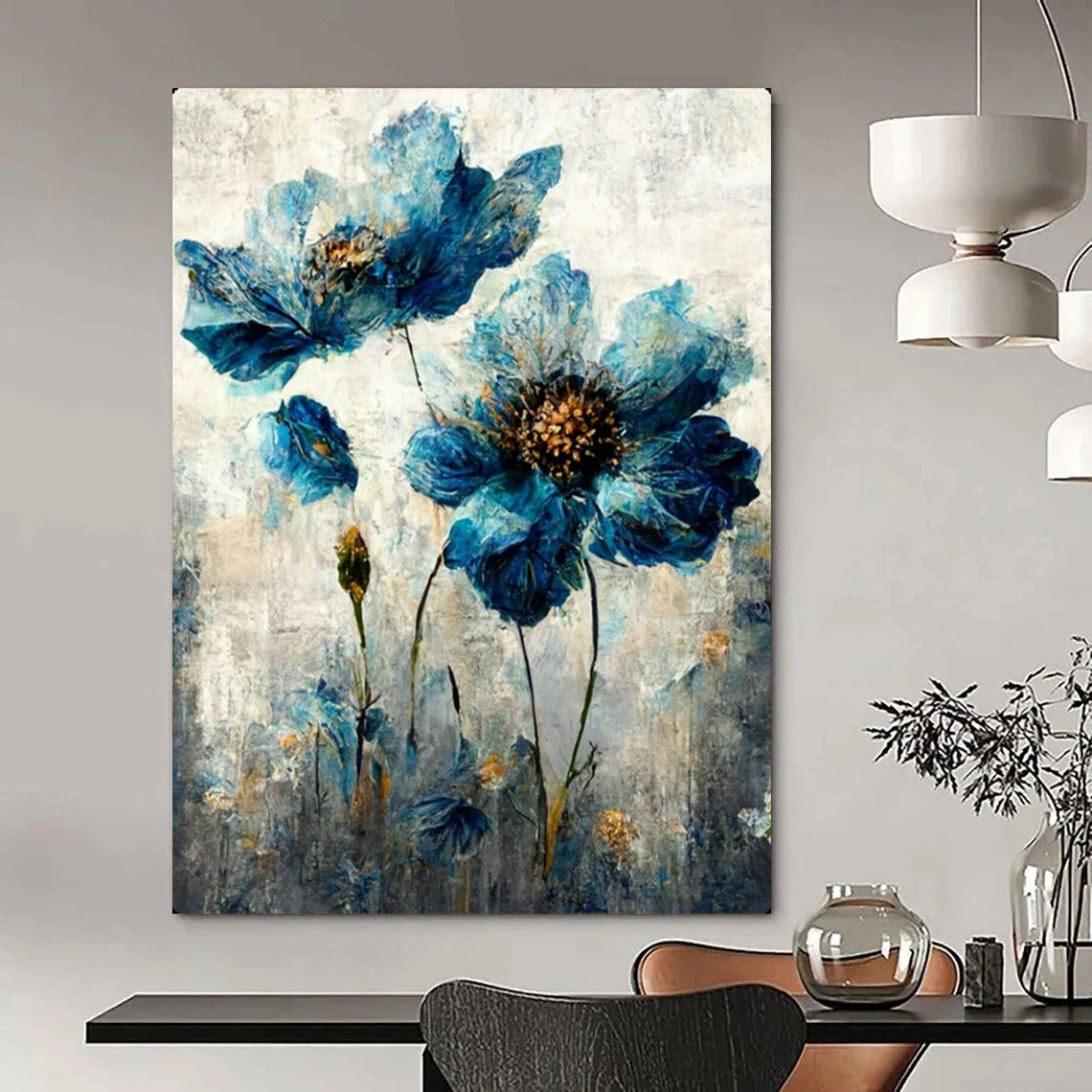 Custom-Crafted Textured Wall Mural for Living Room & Hotel LargeART2169