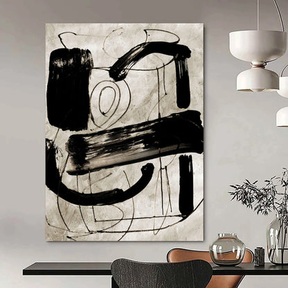 Large Custom Hand-Painted Abstract Artworks: Textures that Inspire DTP169