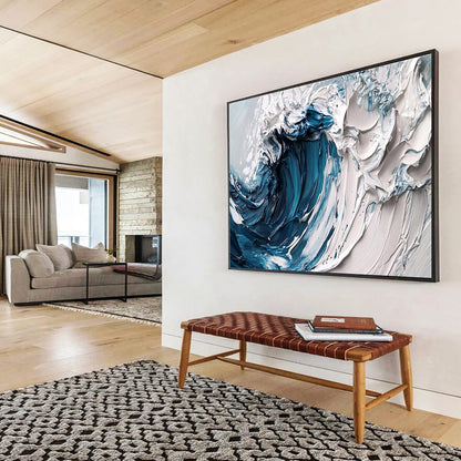 Alluring Large Abstract Painting for Hallway & Entryway DKH873