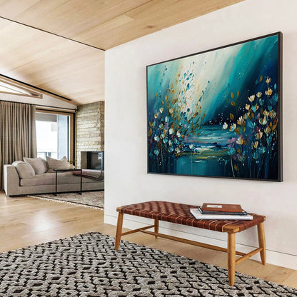 Charming Large Abstract Wall Art for Dining Room & Hotel Suite DKH879