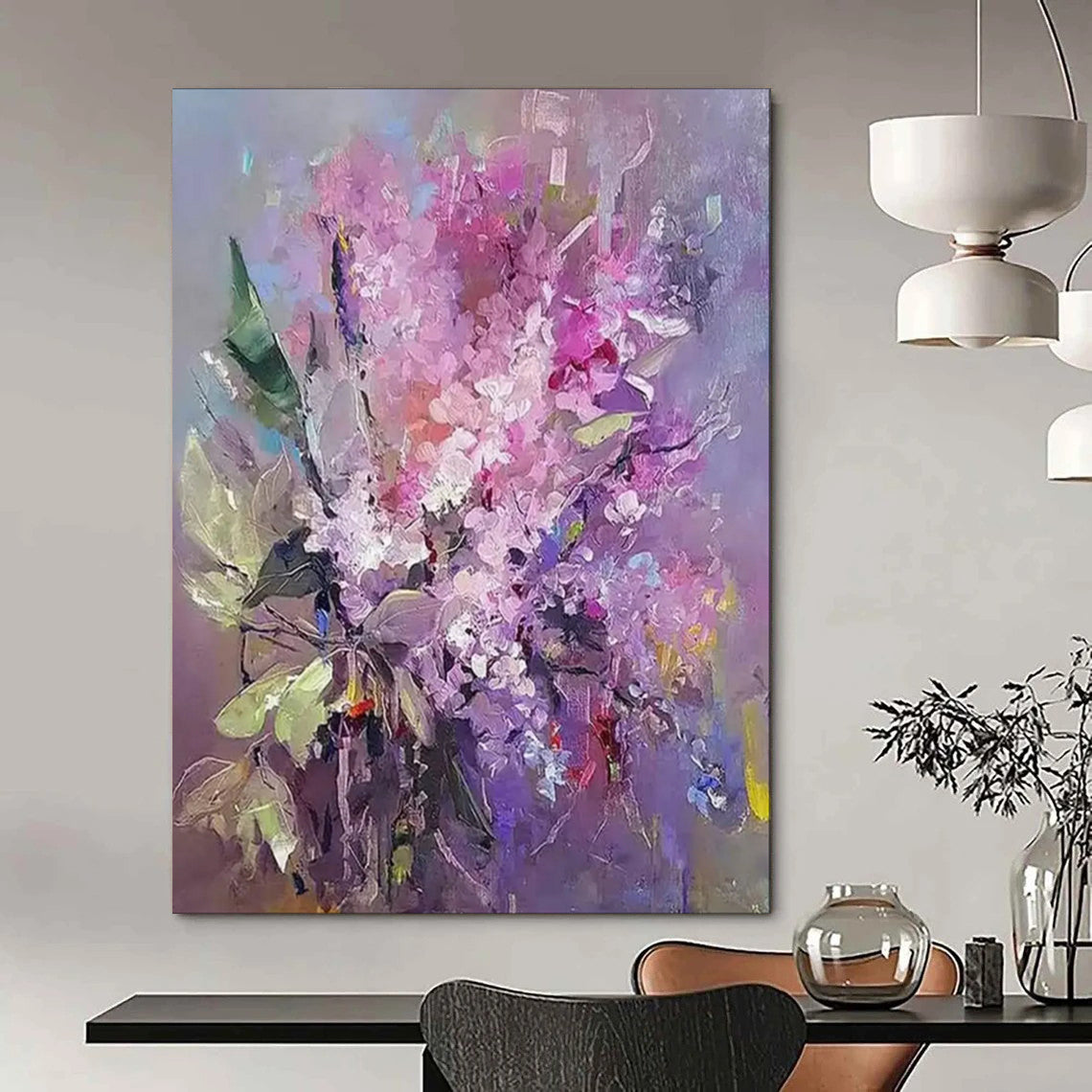 Large-Scale Textured Abstract Wall Art for Office & Gallery LargeART2109