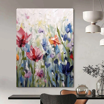 Hand-Painted Large-Scale Textured Abstract Wall Art for Living Room & Game Room LargeART2145
