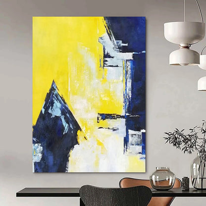 Massive-Scale Hand-Painted Abstract Canvases for Living Room & Office LargeART2304