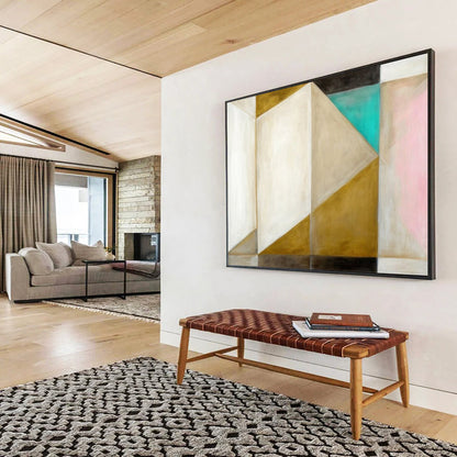 Vast Hand-Painted Abstract Canvas for Bedroom & Dining Room LargeART1534