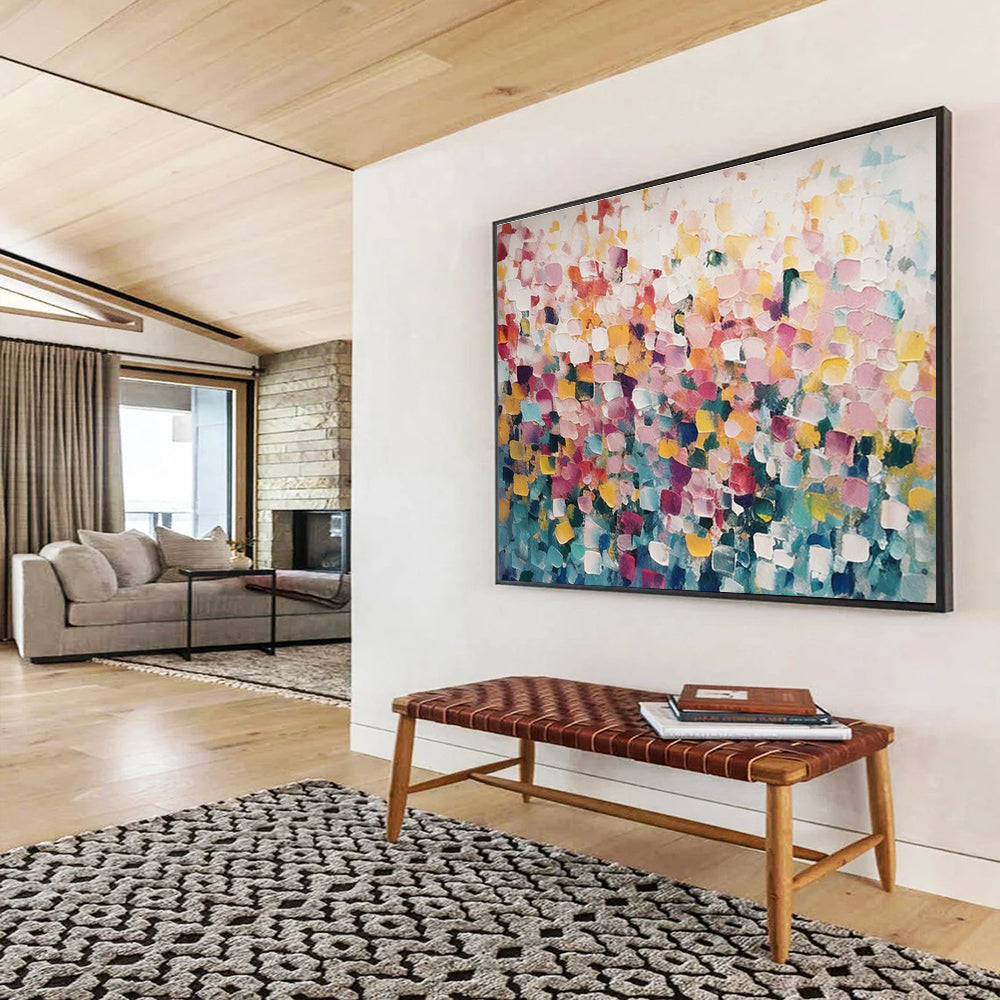 Sophisticated Large Abstract Artwork for Living Room & Hotel Lobby DKH882
