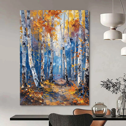 Large - Sized Mesmerizing Hand - Painted Textured Abstract on Canvas for Bedroom & Living Room DKH1406