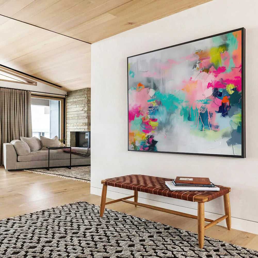Spectacular Large Abstract Canvas for Living Room & Bedroom LargeART1682