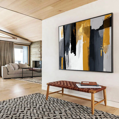 Minimalist Abstract Wall Art for Office & Dining Room LargeART1719