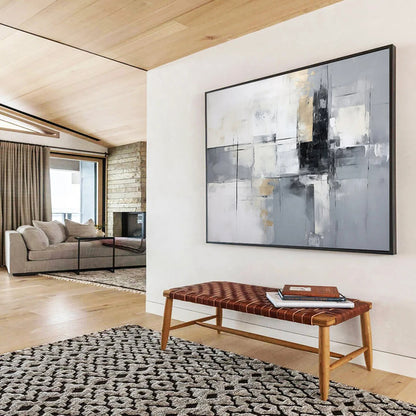 Eye - Catching Vast Abstract Canvas for Hallway & Bar LargeART1574