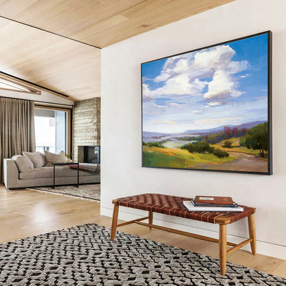 Monumental Abstract Mural for Hallway & Office DKH434