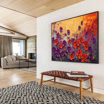 Whimsical Large Abstract Wall Decor for Bedroom & Office LargeART1765