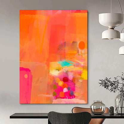 Elegant & Refined Hand-Painted Custom Abstract Painting for Bedroom & Hotel LargeART2002