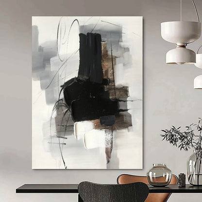 Mysterious Hand - Painted Textured Abstract for Bedroom & Hallway DKH1280