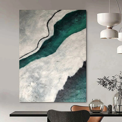 Handmade Big-Size Abstract Creations for Bedroom & Office DTP403