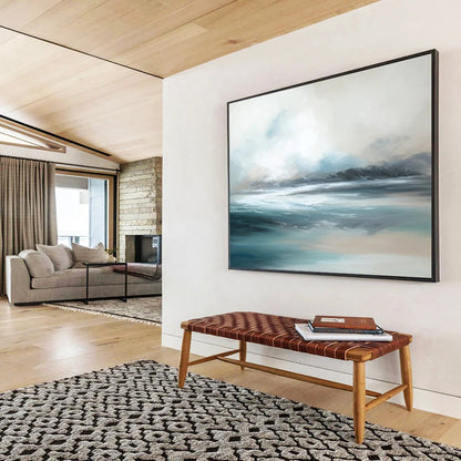 Soft Ocean Horizon - Dreamy Bathroom Oasis DLZ047