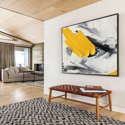 Enormous Hand-Painted Abstract Canvases for Office & Bedroom LargeART1509