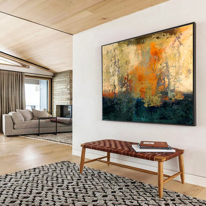 Striking Large - Format Abstract Wall Art for Entryway & Bedroom DKH378