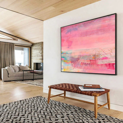 Custom - Fit Large Abstract Artwork for Co - working Space DKH035