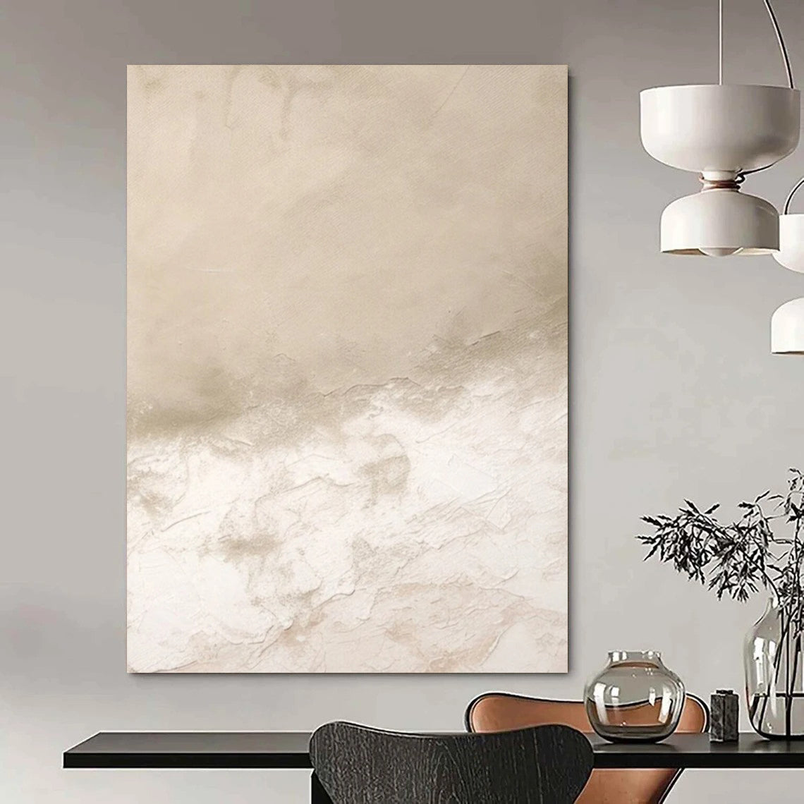 Jumbo - Sized Hand - Painted Custom Abstract Painting for Office and Bedroom DTP078