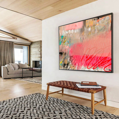 “Cosmic Convergence” Massive Abstract Painting for Entryway & Office DKH206