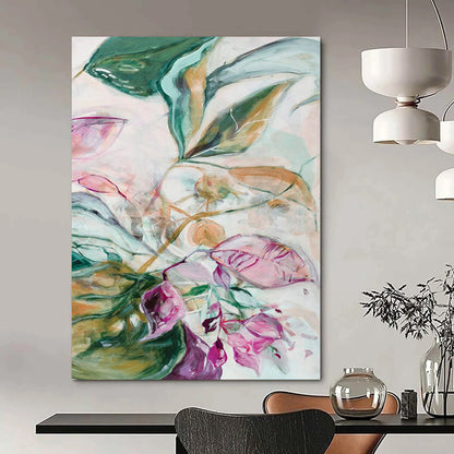 Hand-Painted Personalized Abstract Mural for Office & Hotel LargeART1851